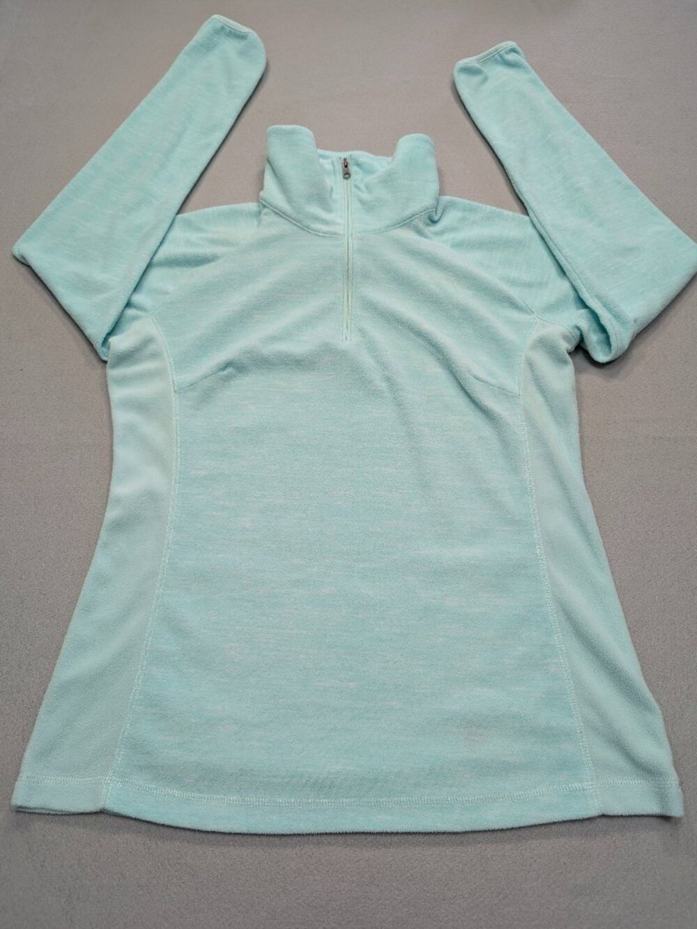 Columbia Glacial Fleece III Aqua Blue Half Zip Pullover Women’s L